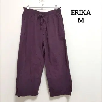 ERIKA 에리카 가우초 팬츠 퍼플 M 루즈 릴랙스