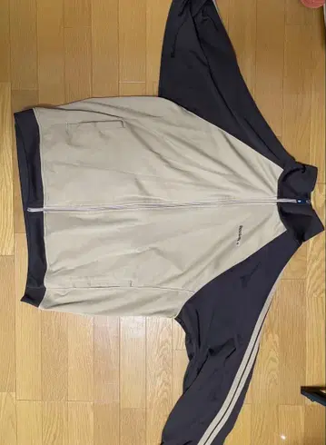 레어 Reebok Classic 트랙 자켓 3XL 베이지/브라운