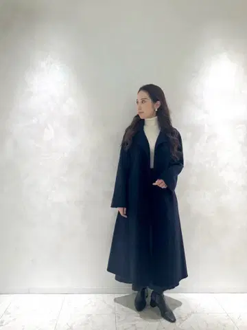 브렌헤임 라무 더블 크로스 트렌치풍 리버 코트