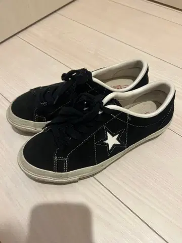 [ CONVERSE 컨버스 원스타 가죽 스니커즈 블랙