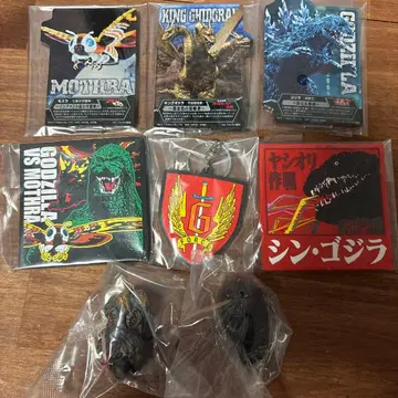 제일복권 고질라 괴수난무 몬스터 헤드 마그넷 묶음 판매