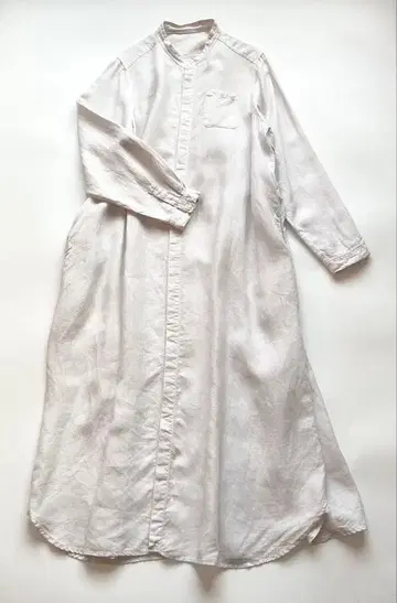 ( o6 ) 네스트로브 셔츠 원피스 기장 129 린넨 2 사이즈 일본제