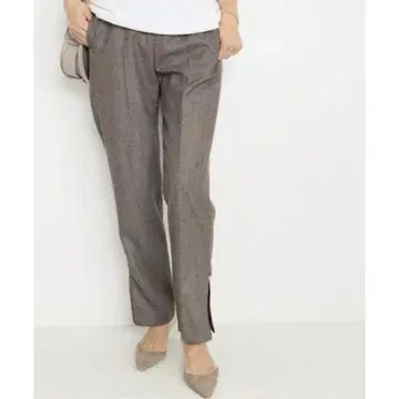 두지엠 클라세 슬릿 테이퍼드 팬츠 하운드 투스 36 새상품급