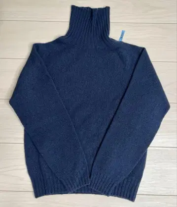 MORRIS & SONS 네이비 터틀넥 스웨터 00