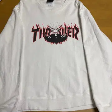 THRASHER 프레임 로고 트레이닝복 L