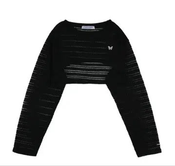 FANCY CLUB 메쉬 볼레로 긴팔 셔츠