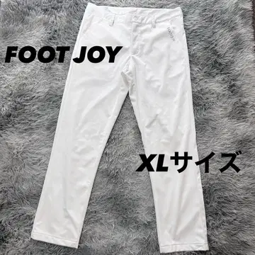 새상품급 풋조이 팬츠 스트레치 화이트 가을/겨울 폴리에스테르 XL 사이즈