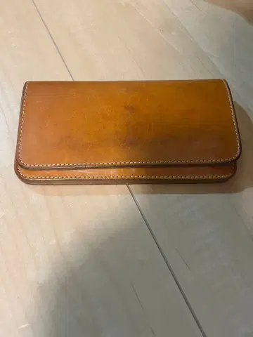 BLTOM JEANS 가죽 장지갑 브라운 카드 포켓 6개