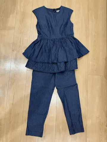 JUSGLITTY 다크 블루 셋업