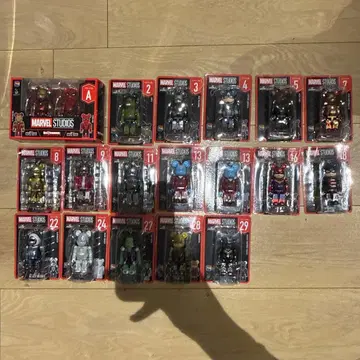 MARVEL BE@RBRICK 해피 복권 A상 베어브릭상 세트