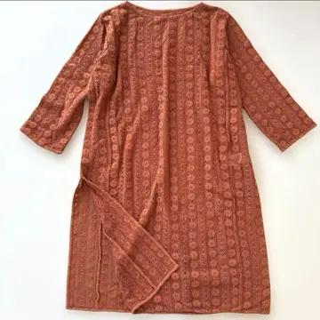 [면 100%] Freada 프리다 전체 레이스 원피스 인도 원단 슬릿