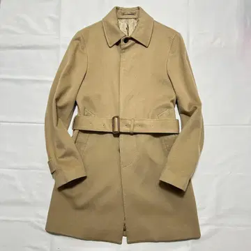 컨디션 최상 EDIFICE 캐시미어 울 코트 PIACENZA 벨트 42