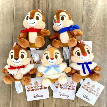 칩&데일&클라리스 마스코트 ~Fluffy Cuties~ 5종 세트