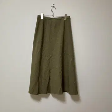 크리스천 오자르 [ F ] 플레어 스커트/모 울 일본제 심플 롱 기장