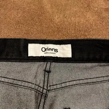 Oriens 블랙 스트레이트 데님 M 사이즈