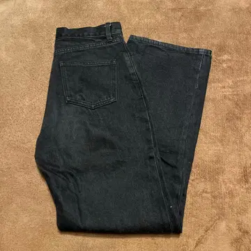 Oriens 블랙 스트레이트 데님 M 사이즈