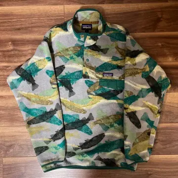 고품질 파타고니아 신틸라 스냅T S 송어 16년제조 물고기 빈티지