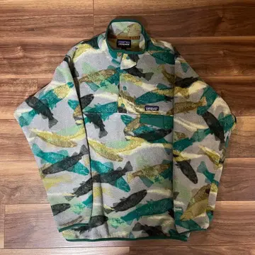 고품질 파타고니아 신틸라 스냅T S 송어 16년제조 물고기 빈티지