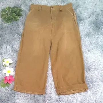 [ 마가렛호웰 ] MHL 브라운 와이드 팬츠 (M) 코튼100%