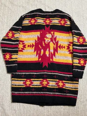 HYSTERIC GLAMOUR NATIVE 패턴 오버 사이즈 가디건