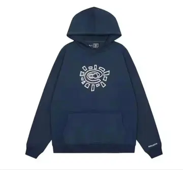 네이비 로고 프린트 후드티 JP-XL