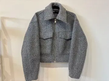 그레이 지퍼 달린 캐주얼 자켓 ZARA