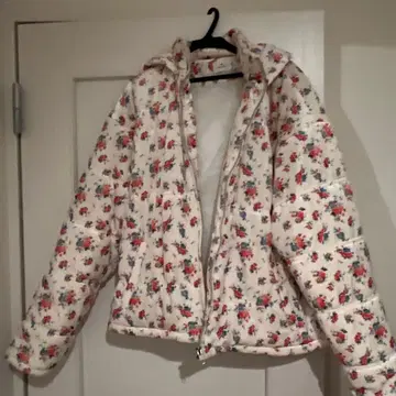 merryJenny floral 벨로아 퀼트 자켓