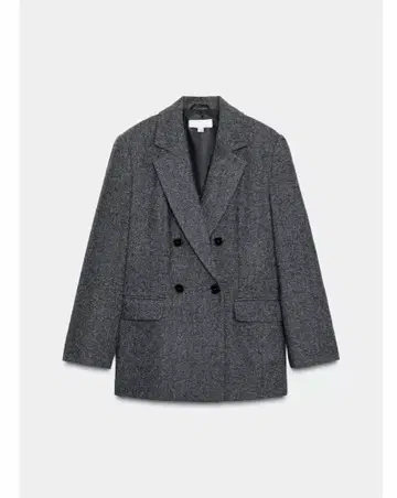 ZARA 더블 브레스트 오버 사이즈 블레이저