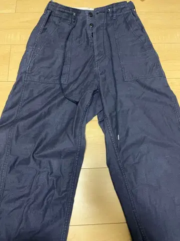 SETTO 워크 팬츠 사이즈 S 다크 블루