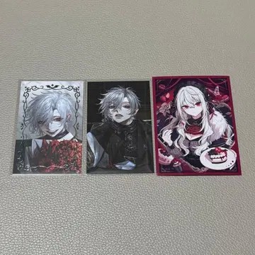 니지산지 쿠츠하 카드 금박 노멀 사냐 카드 슬리브 각 1장