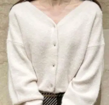 SNIDEL 라쿤 니트 가디건 IVR