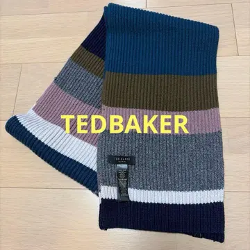 TED BAKER 스트라이프 니트 머플러