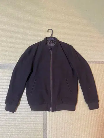 블랙 풀 집업 점퍼