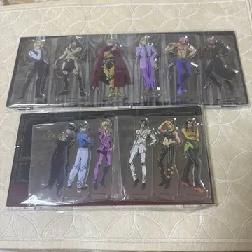 죠죠 월드 아크릴 디오라마 스탠드 두 개 세트 새상품