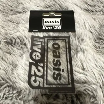 oasis 오아시스 Live'25 Black 블랙 블랙 스티커