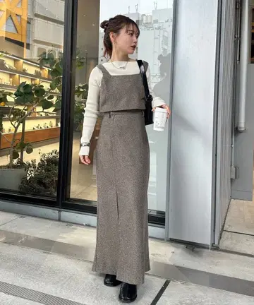 mystic 뷔스티에 SETUP 브라운