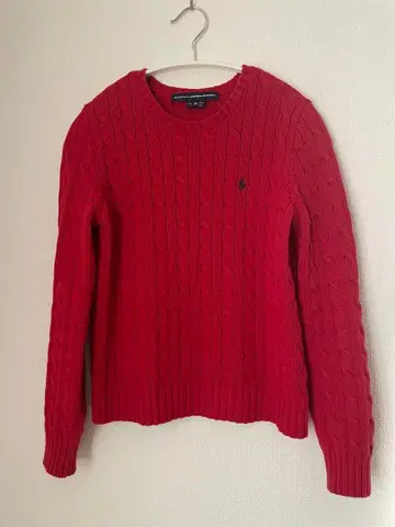 랄프 로렌 케이블 니트 스웨터