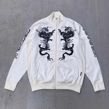 June Bergstrand 트랙 자켓 집업 용 자수 구제 의류