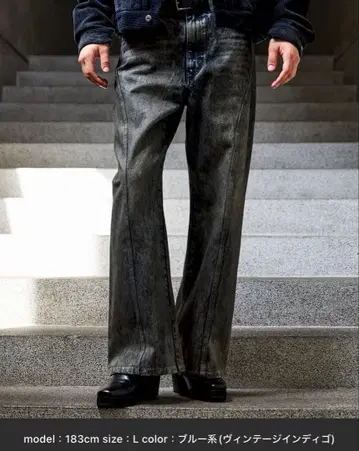 [ CLEL ] 3D 데님 / 빈티지 디자인 3D 데님