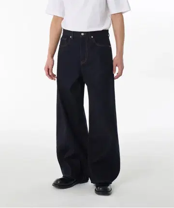 MUSINSA STANDARD Balloon Denim Pants 28