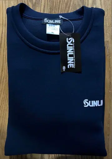 선라인 종이상자 니트 쿨넥 셔츠