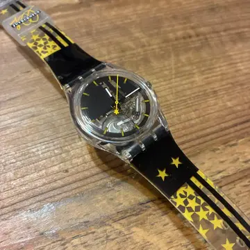 스와치 손목시계 유벤투스 100주년 모델 세리에 A 스와치