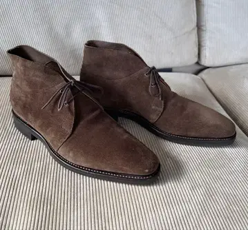 존 롭 Romsey2 백랍 스웨이드 UK7.5E