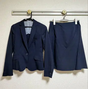 LES MUES 네이비 수트 상하의 세트
