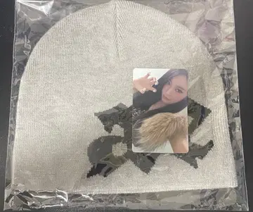 aespa 비니 니트 모자 닝닝 6000엔 특전 트레이딩 카드