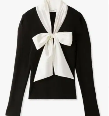 snidel 보타이 니트 풀오버