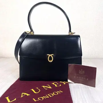 [ 새상품급 ] 로우너 런던 핸드 백 2WAY 숄더 블랙 관혼상제