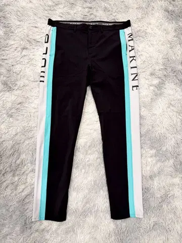 muta MARINE 사이드 라인 트랙 팬츠