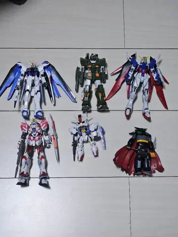 건담 프라모델 6체 세트