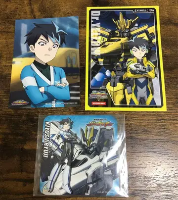 신칸센 변형 로봇 신카리온 키요스 류지 코스터 브로마이드 엽서